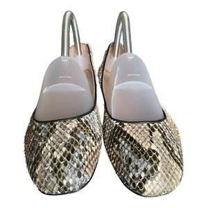 JEAN-MICHAEL Cazabat  Snake Skin Ballet Flat Size 37 - 6.5 Style Robin